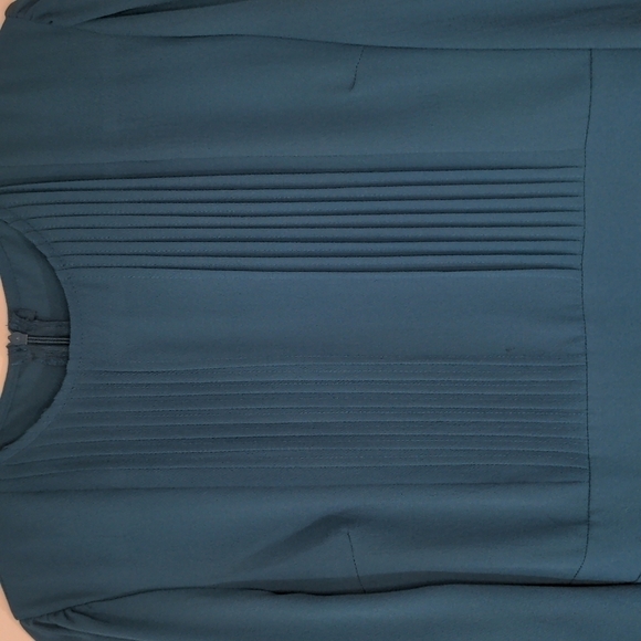 SHEIN Blue Green Fit and Flare Maxi Dress small - Picture 5 of 10